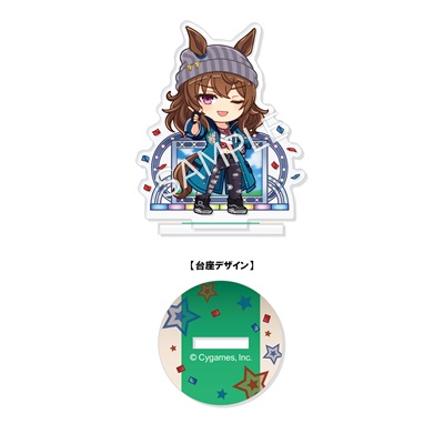 ウマ娘 アドマイヤベガ きゃらふぃーゆ アクリルスタンド 缶バッジ ウエハース ウマ娘 アドマイヤベガ きゃらふぃーゆ アクリルスタンド
