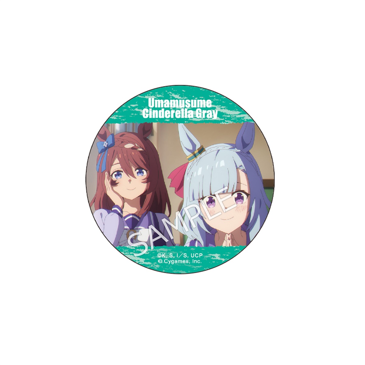 ウマ娘 シンデレラグレイ　メジロアルダン 缶バッジ カラオケ館 非売品 9個 ウマ娘 シンデレラグレイ メジロアルダン 缶バッジ 特典 アニメイト