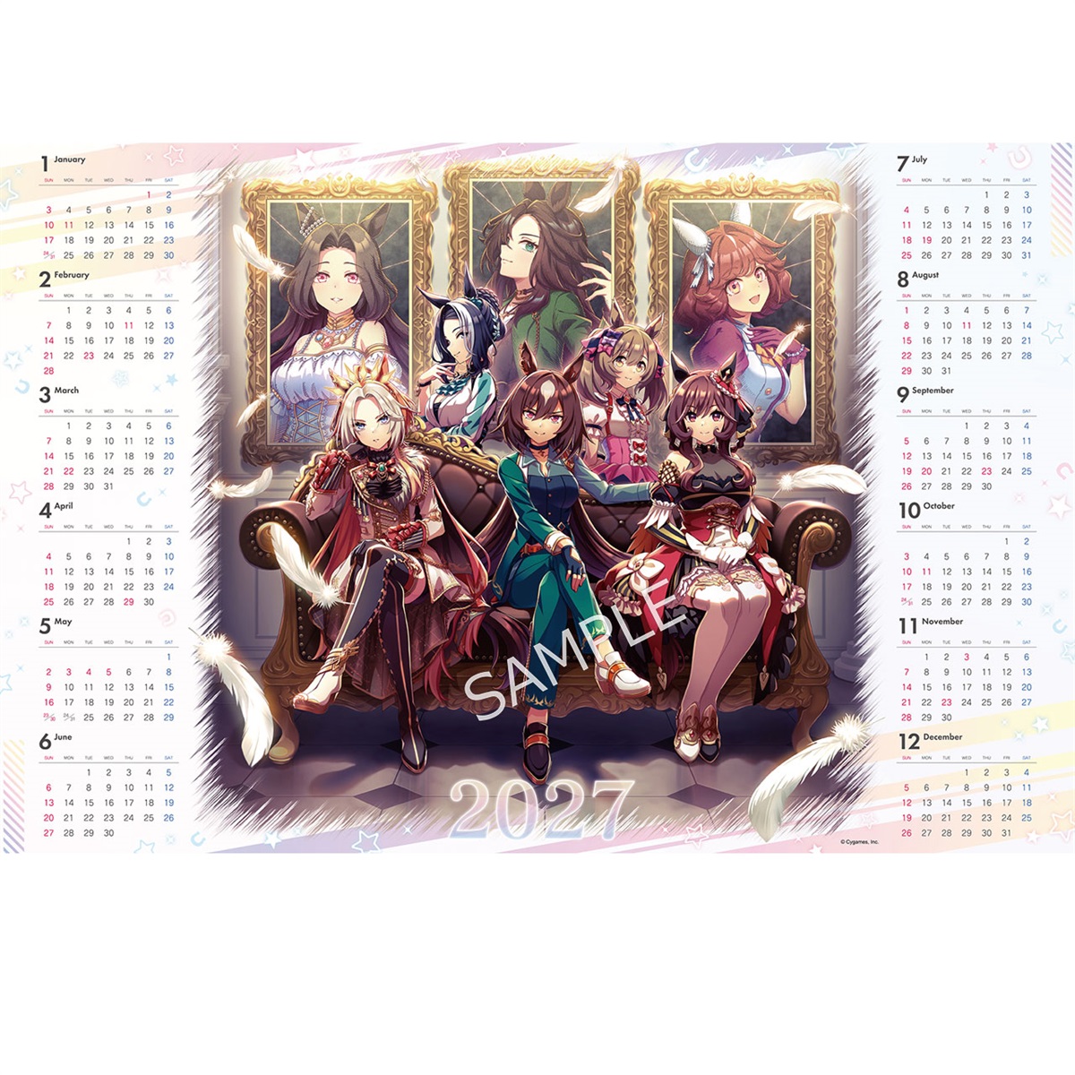 【非売品・新品未開封】ウマ娘 プリティーダービー 万年カレンダー 値下げ【非売品・新品未開封】ウマ娘 プリティーダービー 万年
