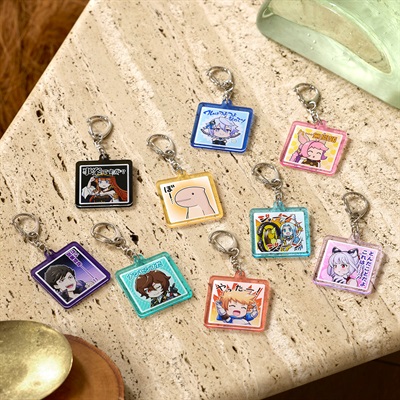 スタンプアクリルキーホルダー