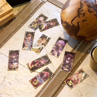 箔押しステッカー(十賢者)