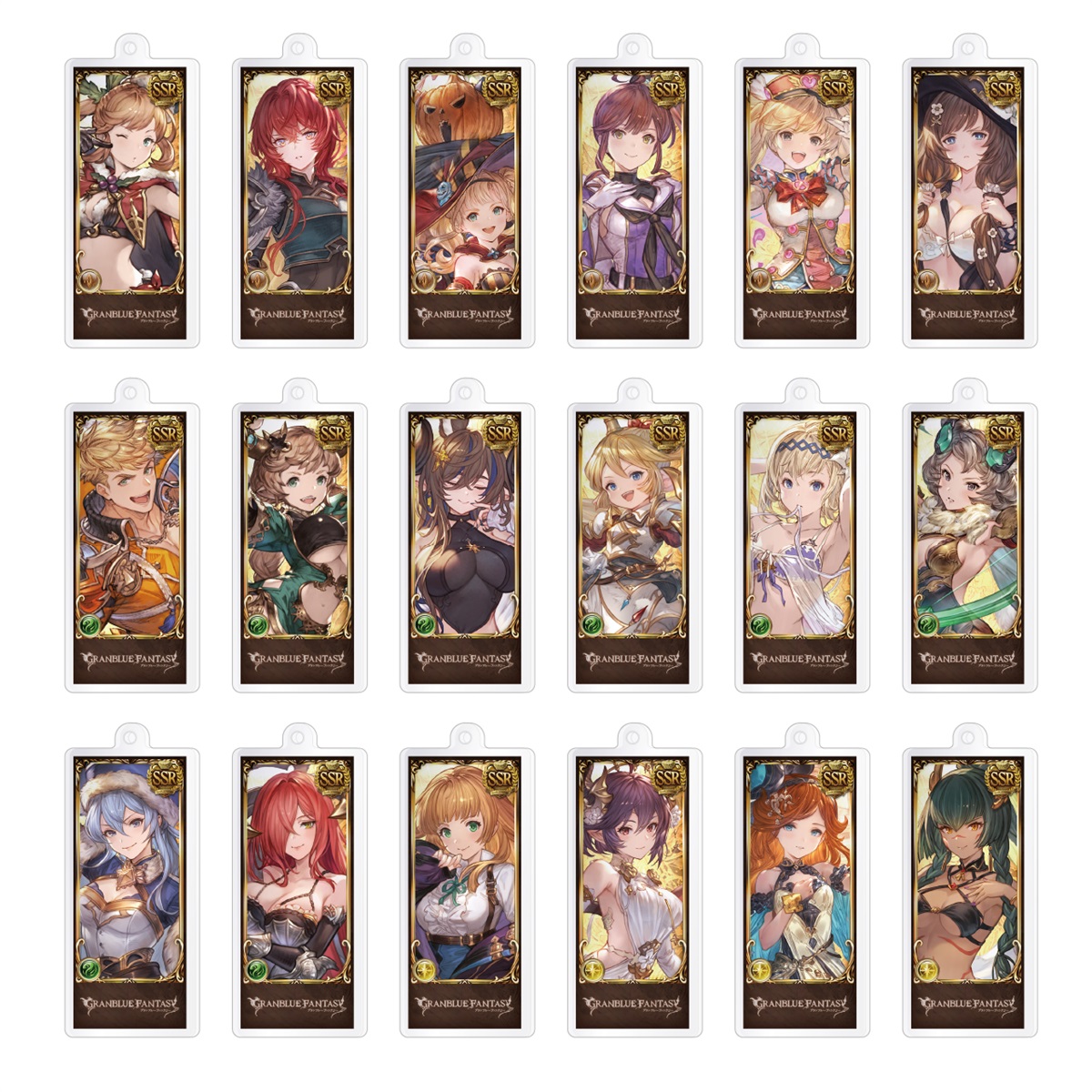 グラブル 編成アクリルチャーム ネハン 2点 編成アクリルチャーム(キャラクターパック) Vol.6