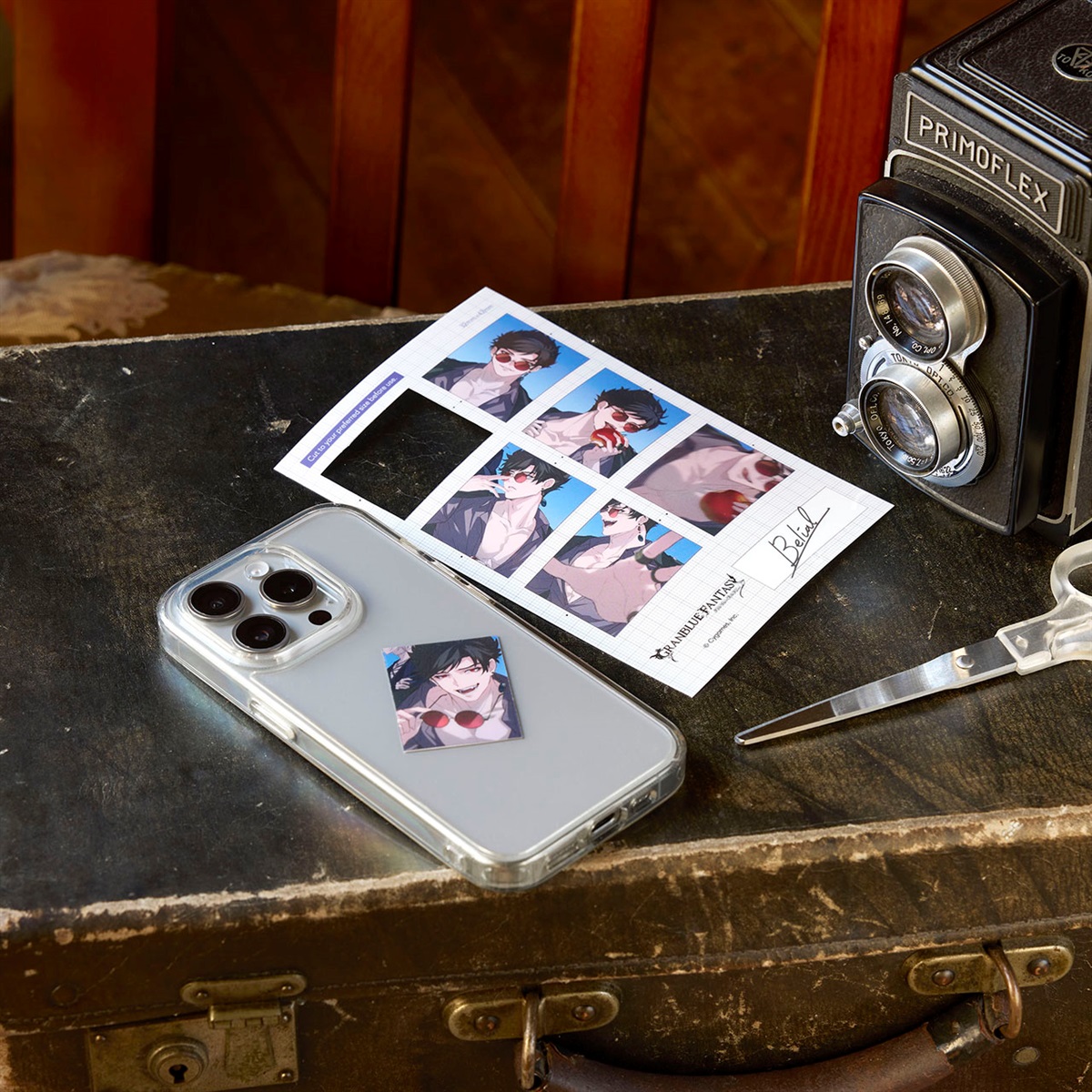 証明写真風ステッカー(ベリアル)