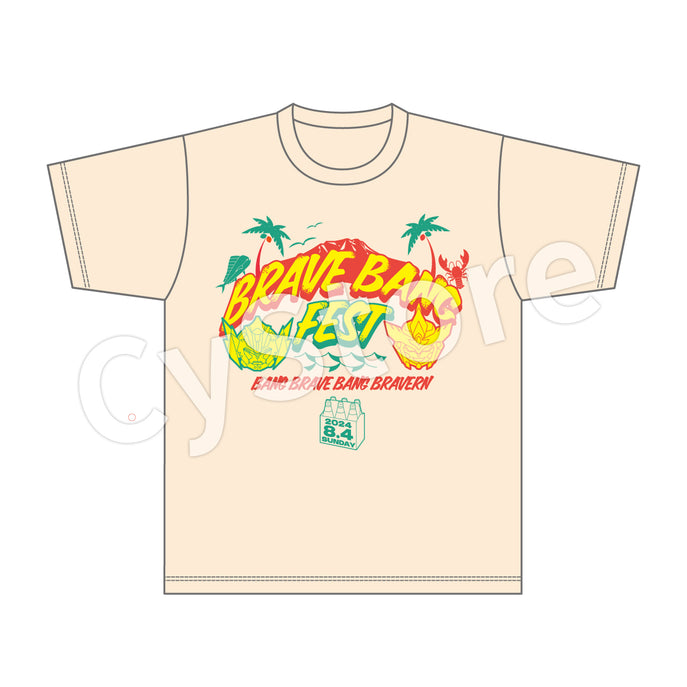 オリジナルTVアニメ「勇気爆発バーンブレイバーン」勇気爆発祭 Tシャツ ナチュラル