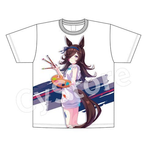 ウマ娘 プリティーダービー フルカラーTシャツ ライスシャワー