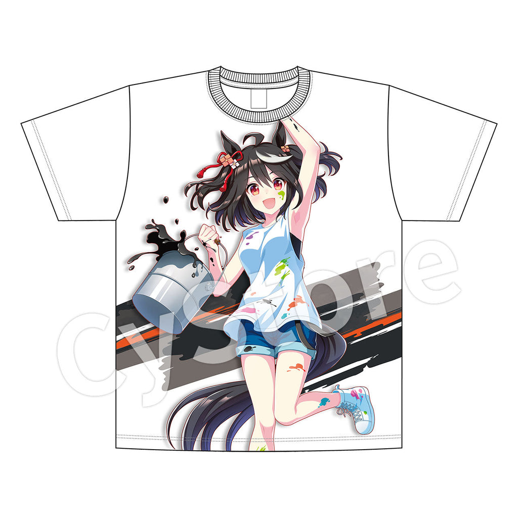 ウマ娘 フルカラーTシャツ ライスシャワー ペインタースタイル