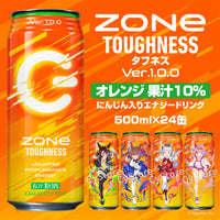 【ケース】ウマ娘 プリティーダービーZONe TOUGHNESS Ver.1.0.0 500mlｘ24缶 (ウオッカ/ダイワスカーレット/ゴールドシップ/ハルウララ)