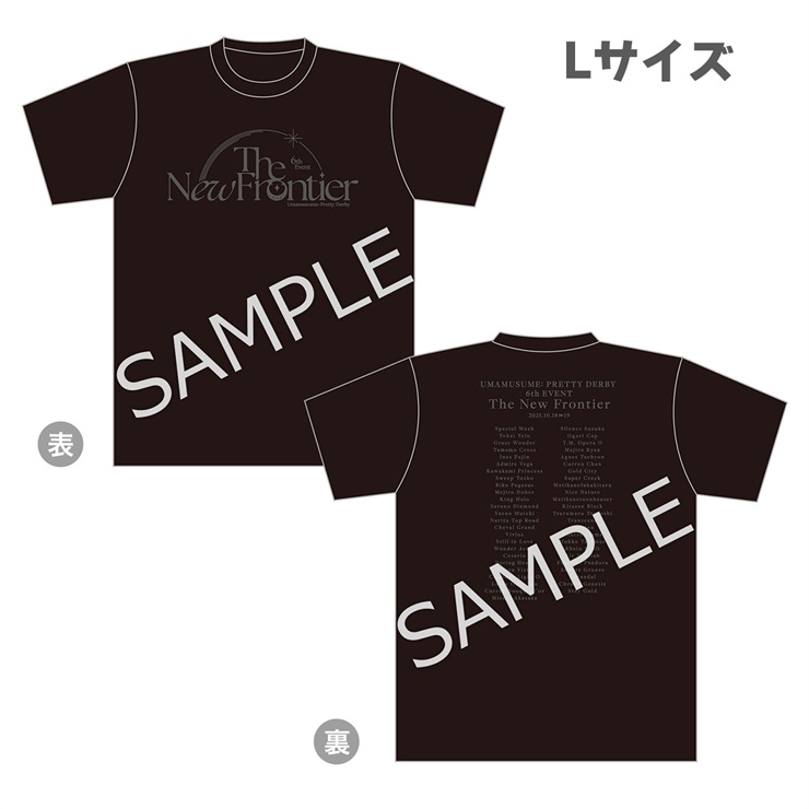 公式Tシャツ (6th EVENT 秋公演Ver.) ブラック Lサイズ